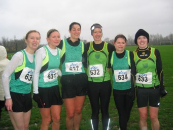 Women's team - Dublin Intermediate Cross Country 2009